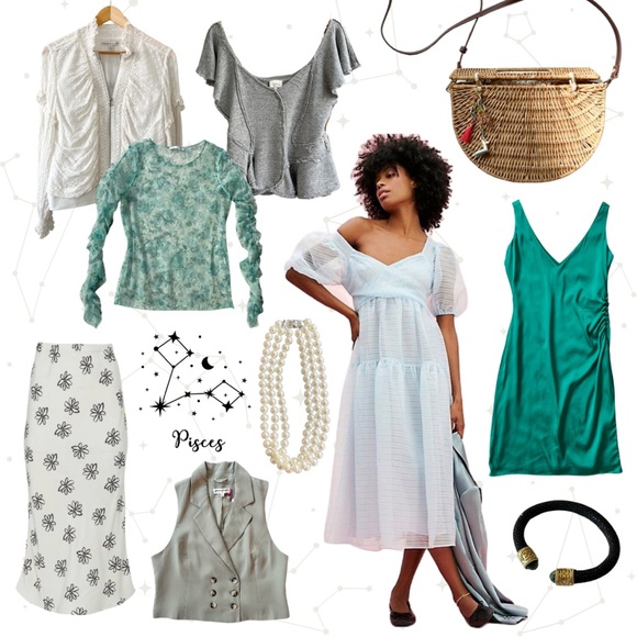 🚫SOLD🚫 [free people] hailey puff sleeve bow back midi dress light blue - Picture 11 of 13